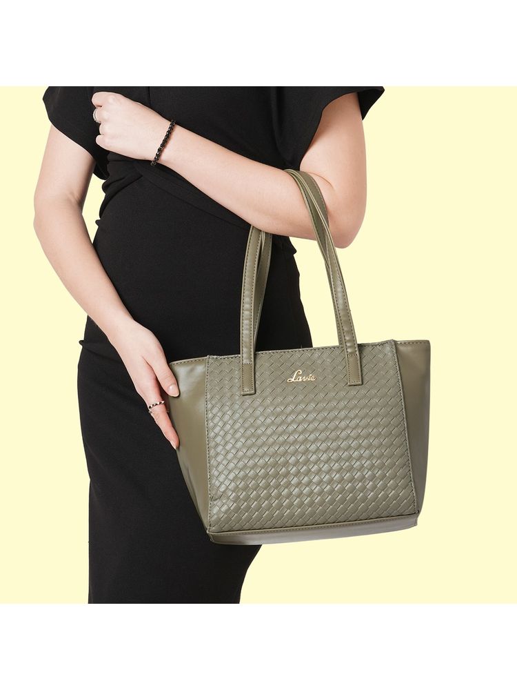 Lavie Bottega Betty Tote For Women(Olive) (S)-image-44