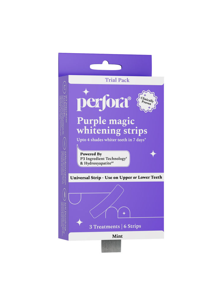 Perfora Purple Teeth Whitening Strips (Pack Of 3)-picture-35