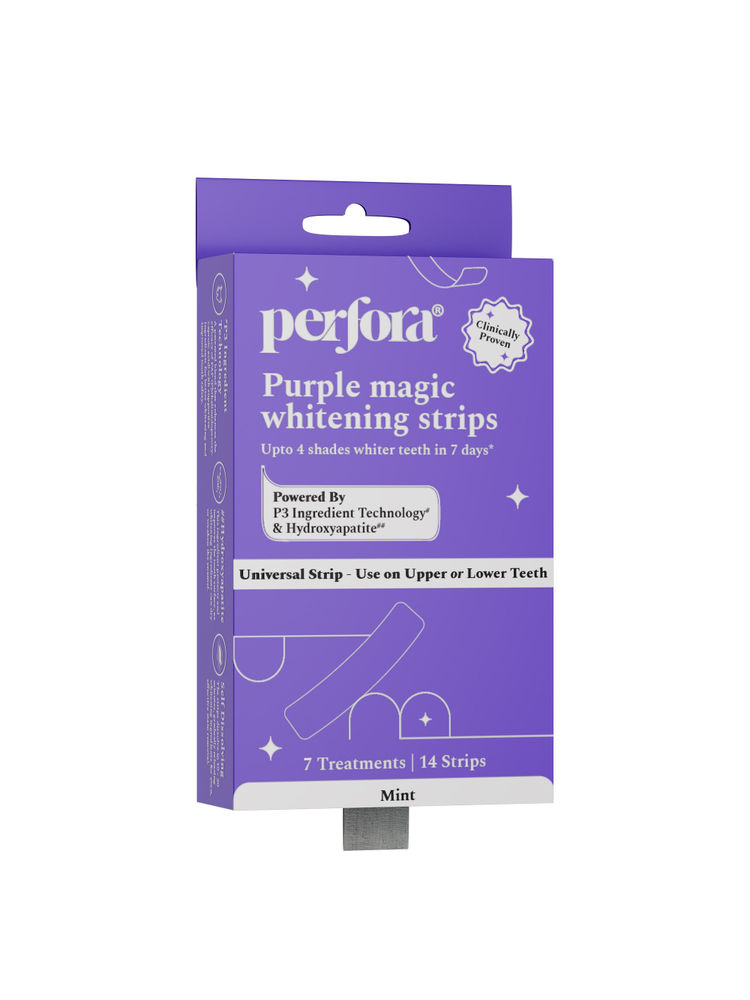 Perfora Purple Teeth Whitening Strips (Pack Of 7)-picture-51