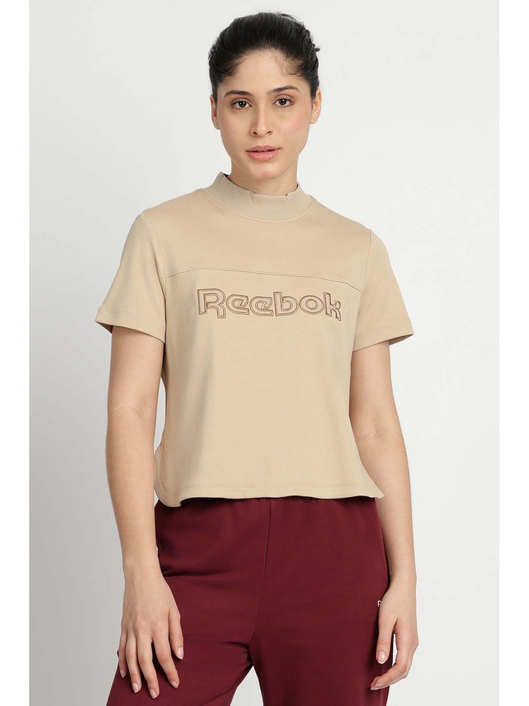 Reebok Women Beige T-Shirt-picture-22