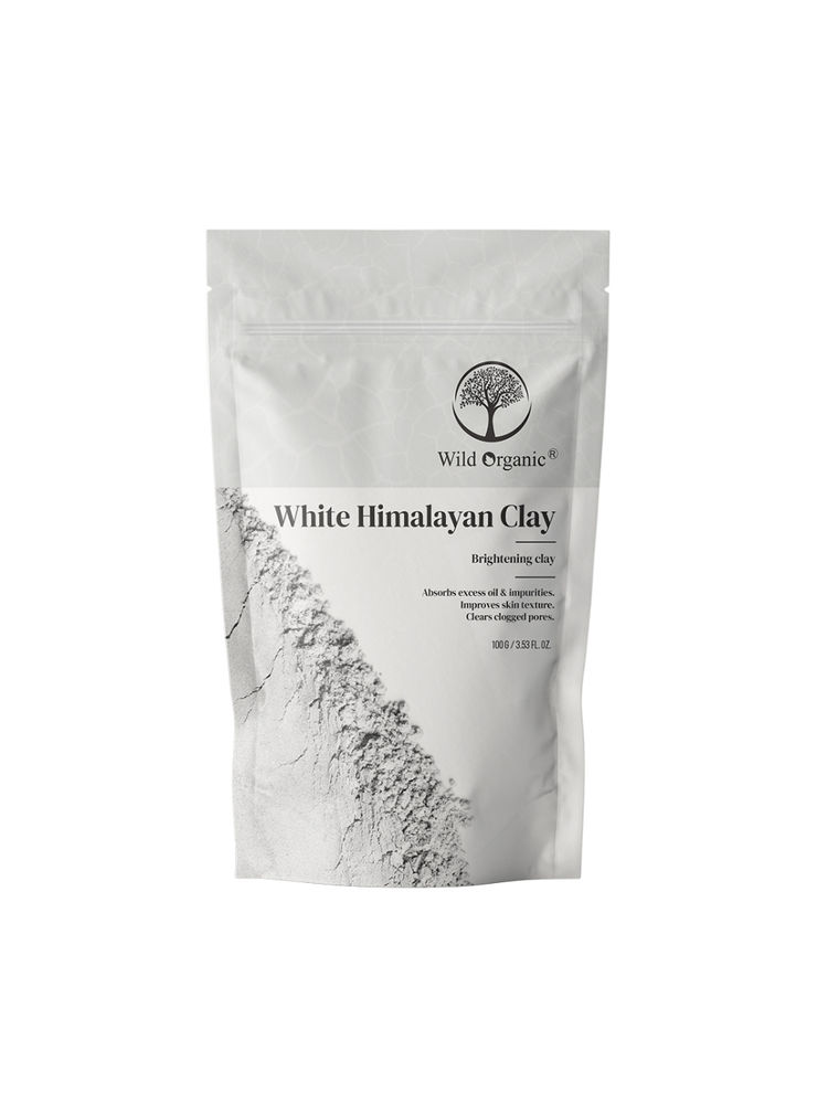 Wild Organic White Himalayan Brightening Clay Powder