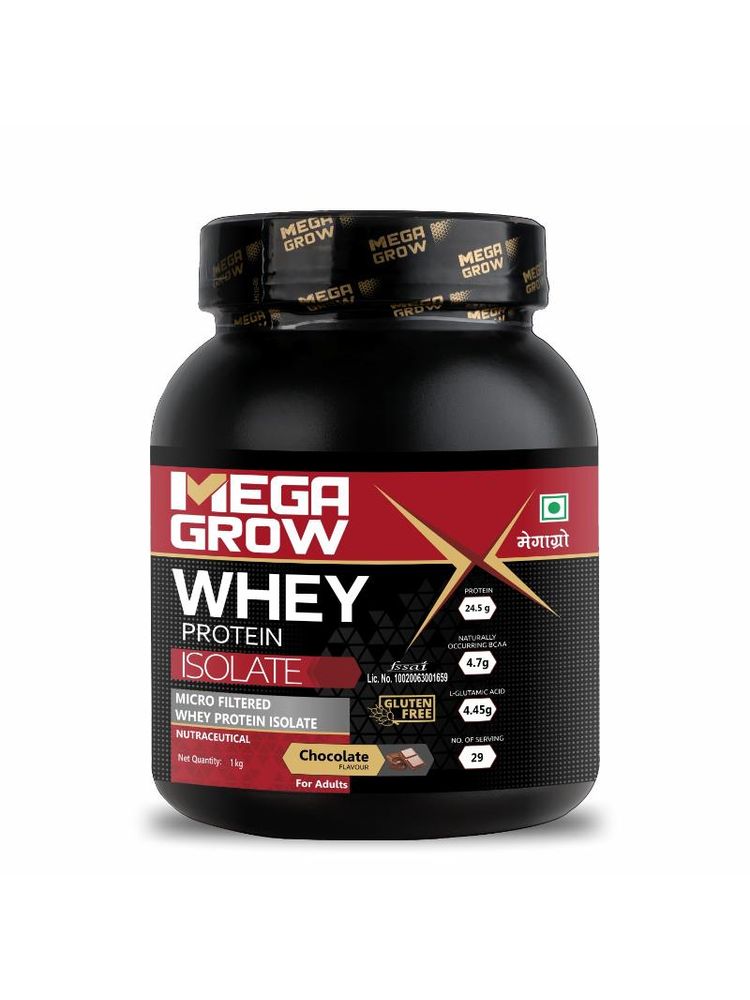 Megagrow Isolate Whey Protein Powder - Chocolate-picture-19