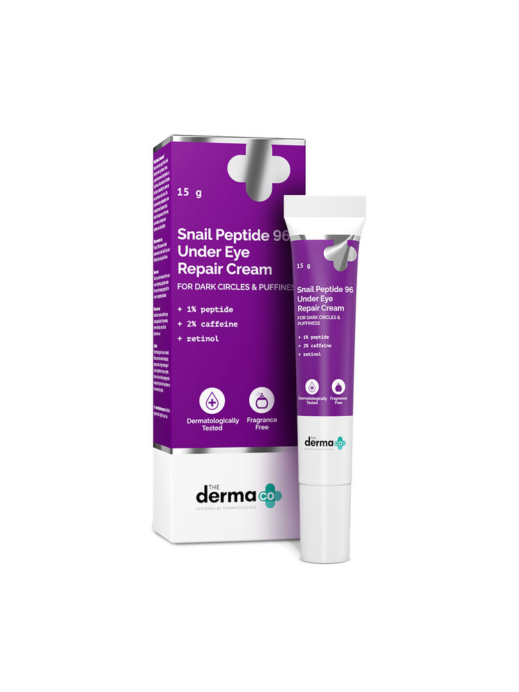 The Derma Co Snail Peptide 96 Under Eye Repair Cream with Snail Mucin & Peptide Complex