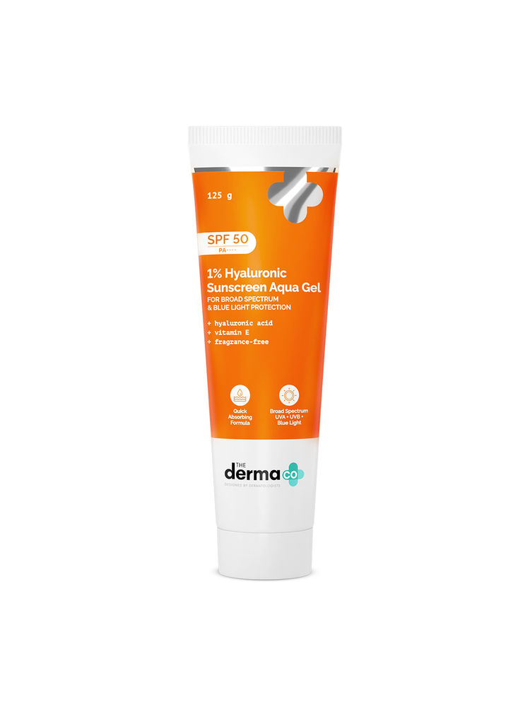 The Derma Co 1% Hyaluronic Sunscreen SPF 50 PA++++ Aqua Gel For Normal To Oily Skin-image-32