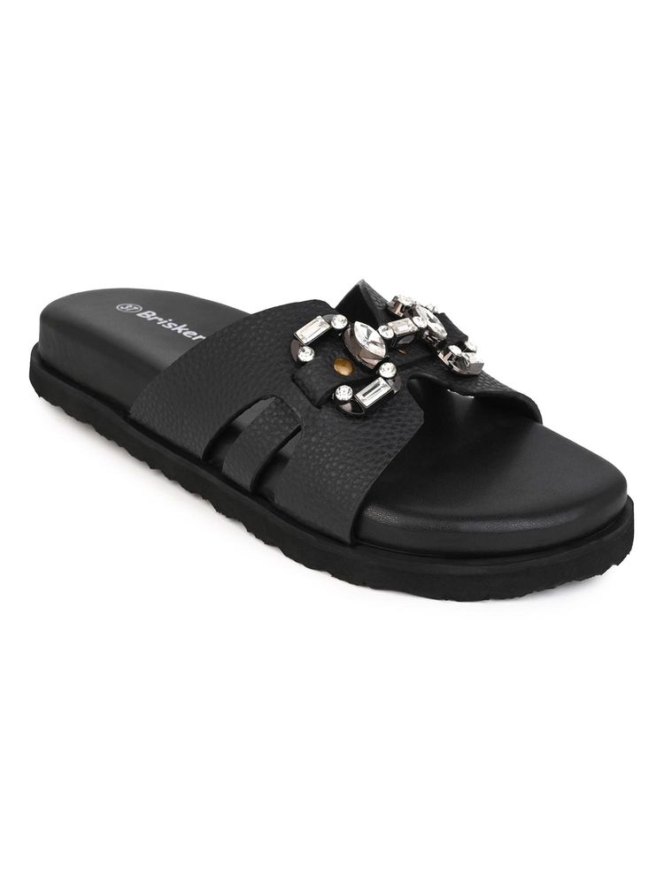 Briskers Black Women Casual Flats-picture-15