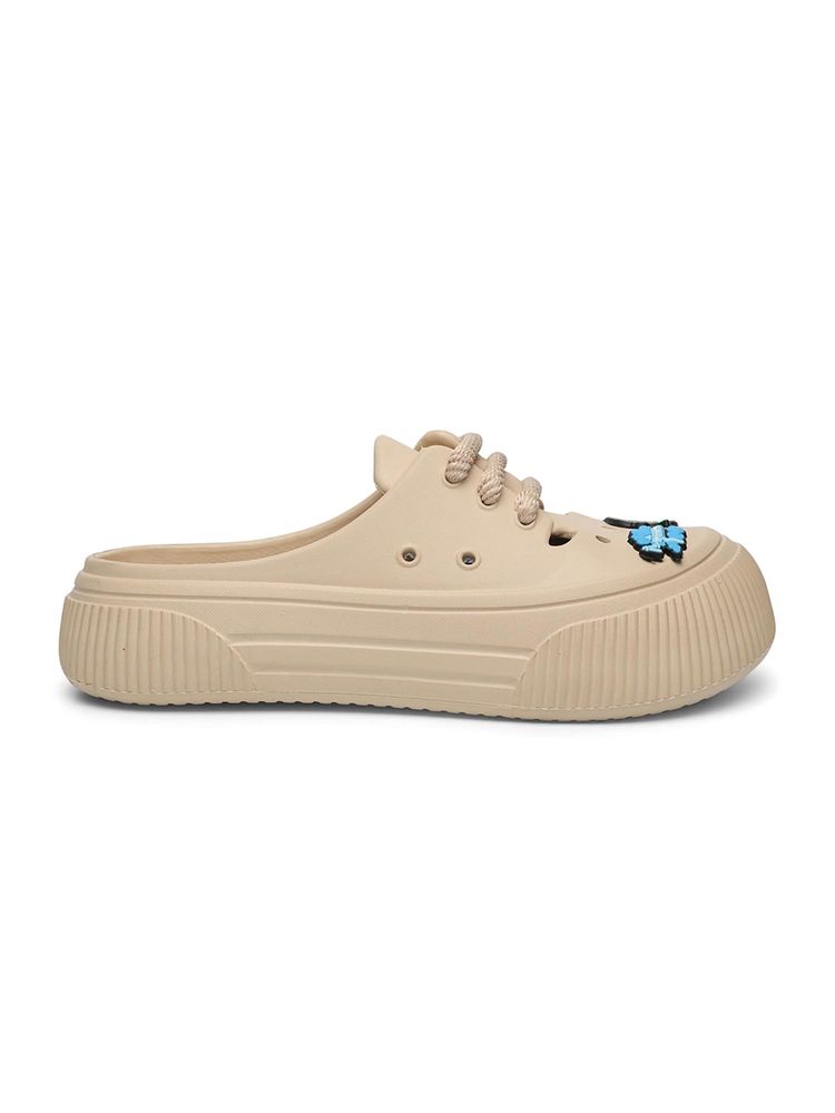 Yoho Beige Women Casual 1 Pair Clogs-image-15