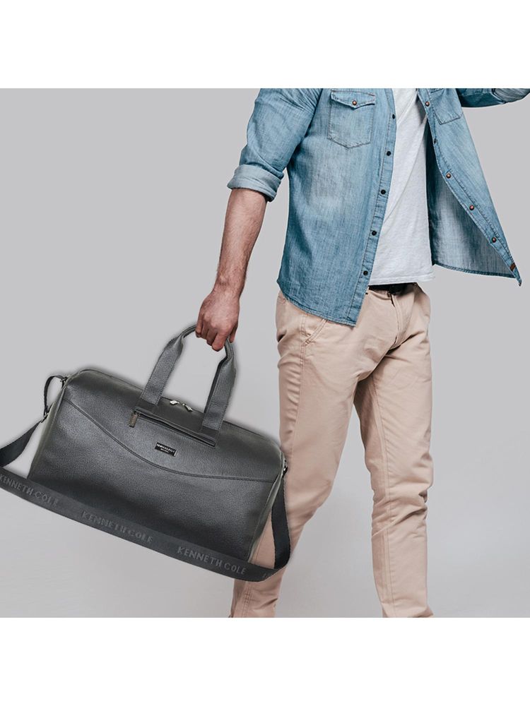 kenneth cole accessories Kenneth Cole Unisex Carry-On Travel Duffle Bag With Detachable Strap - Black-picture-38