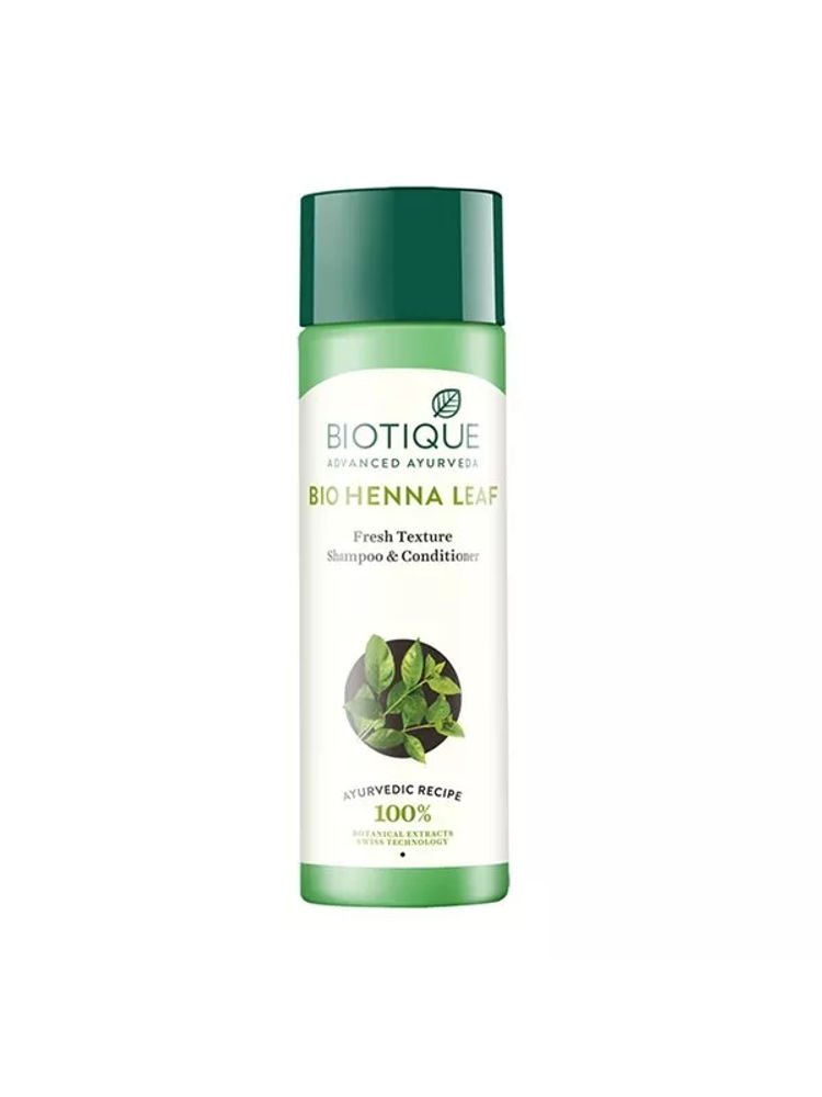 Biotique Bio Henna Leaf Fresh Texture Shampoo & Conditioner-image-46