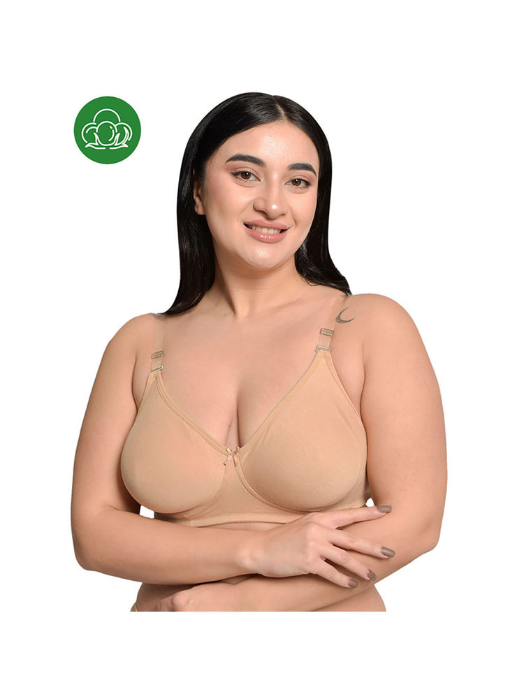 Inner Sense Plus Size Skin Organic Cotton Bamboo Non Padded Backless Bra-picture-13