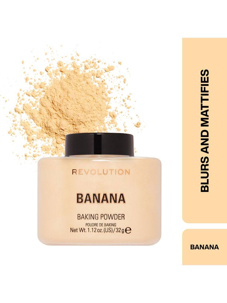 Makeup Revolution Loose Baking Powder - Banana