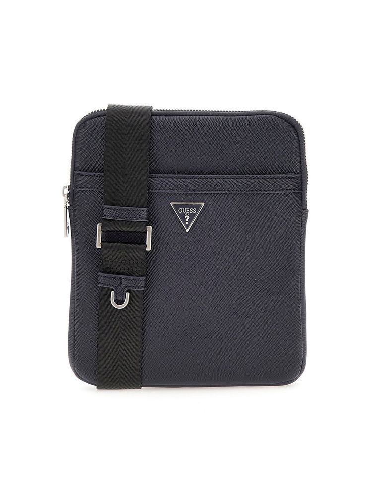 guess fashion Guess Saffiano Blue Solid Sling Bag-picture-13
