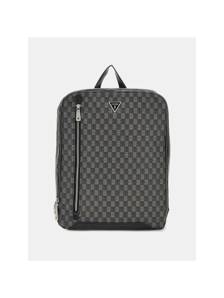 guess fashion Guess Torino Compact Black Printed Backpack-picture-12