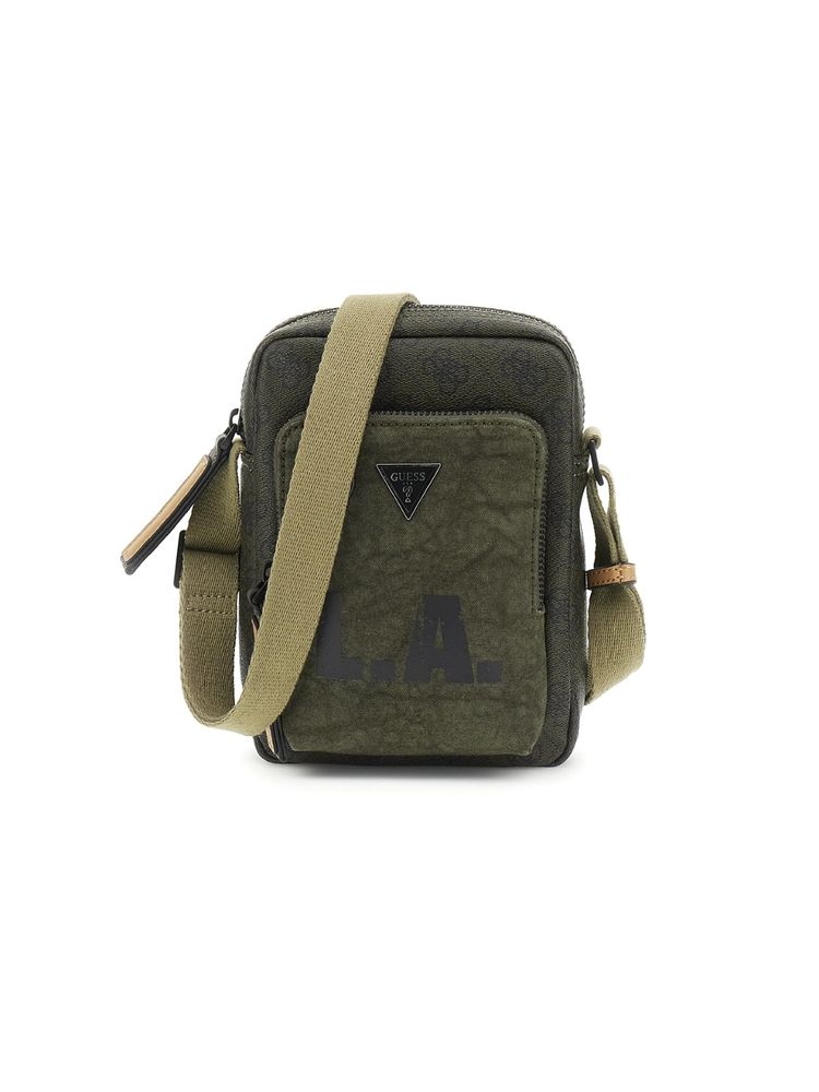 guess fashion Guess Milano Green Solid Sling Bag-picture-27