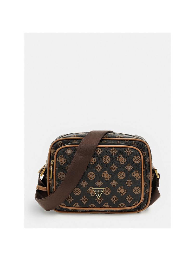 Guess Peony Brown Printed Sling Bag-image-38
