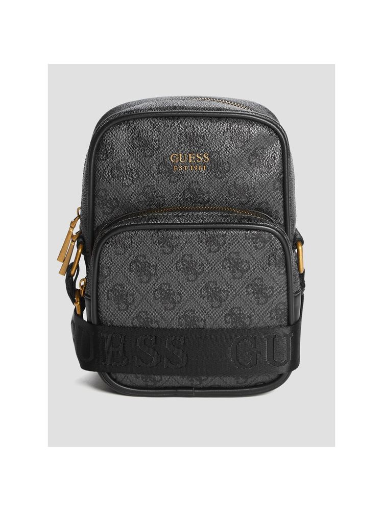 guess fashion Guess Keith Grey Printed Sling Bag-picture-10