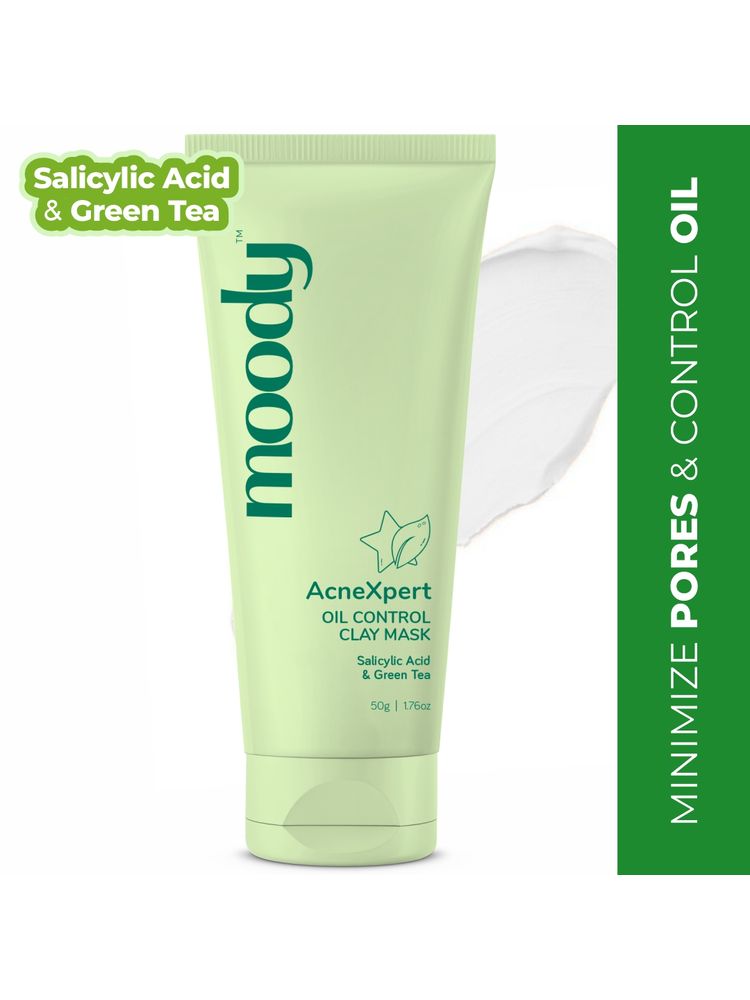 Moody Acnexpert Oil Control Clay Mask With Salicylic Acid & Green Tea-picture-31