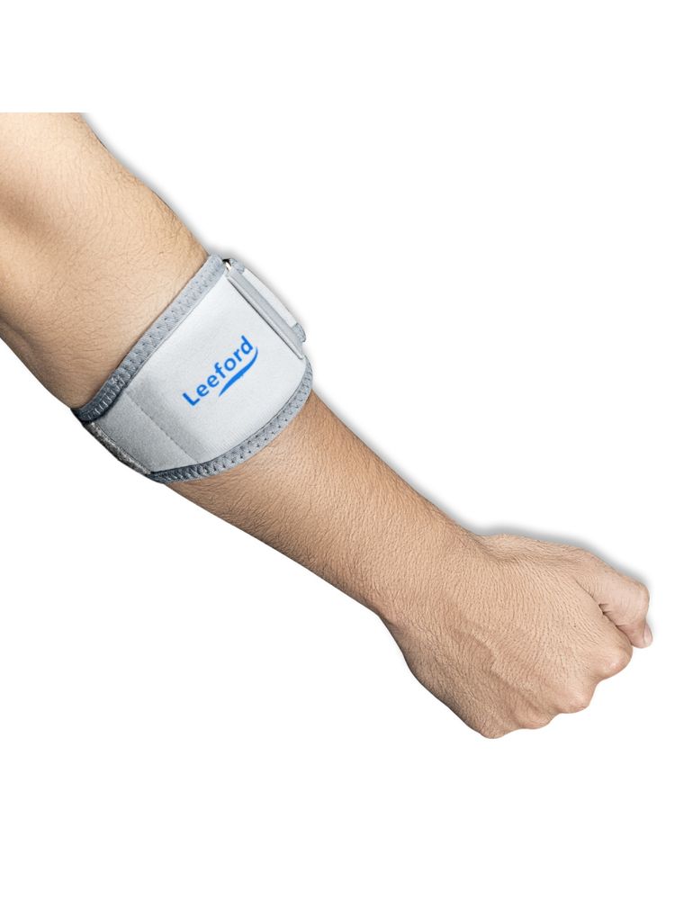 Leeford Polyurethane Tennis Elbow Support Brace Band for Pain Relief-picture-43