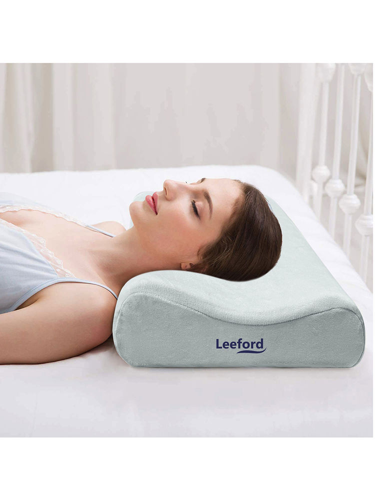 Leeford Contoured Cervical Pillow for Neck Pain
