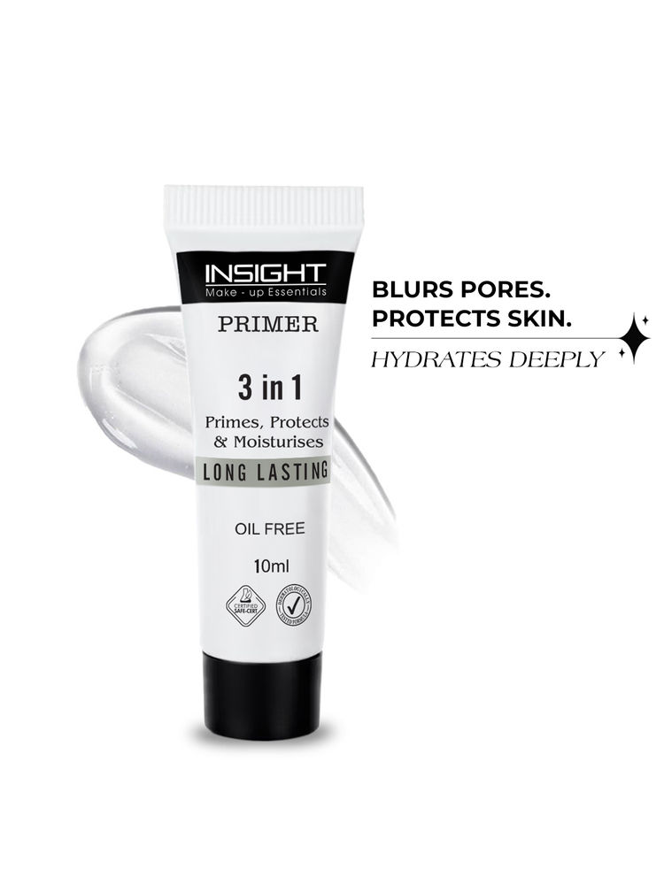 Insight Cosmetics 3 In 1 Primer, Primes,Protects & Moisturise & Oil Free