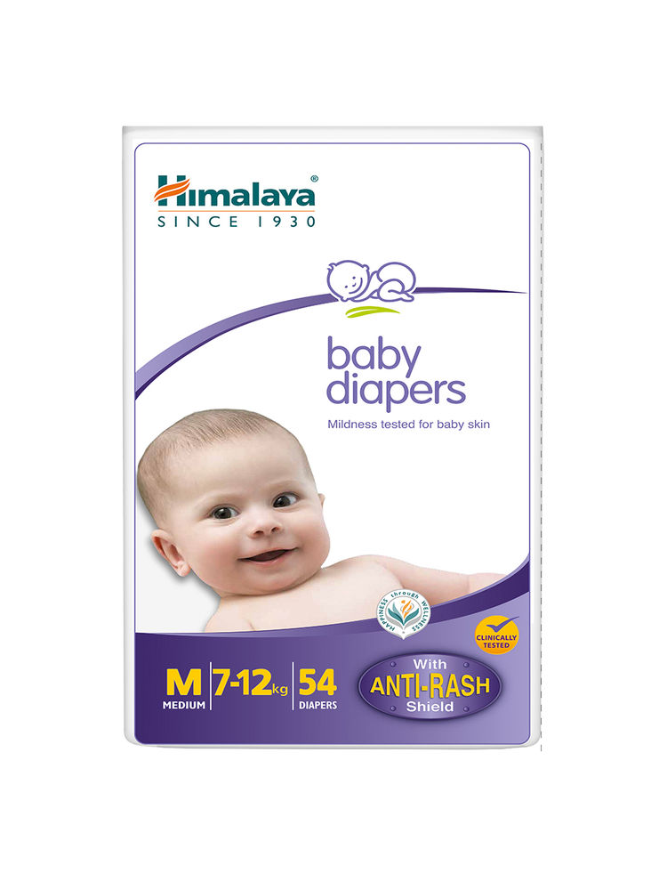 Himalaya Baby Care Baby Diapers Medium - 54 Diapers
