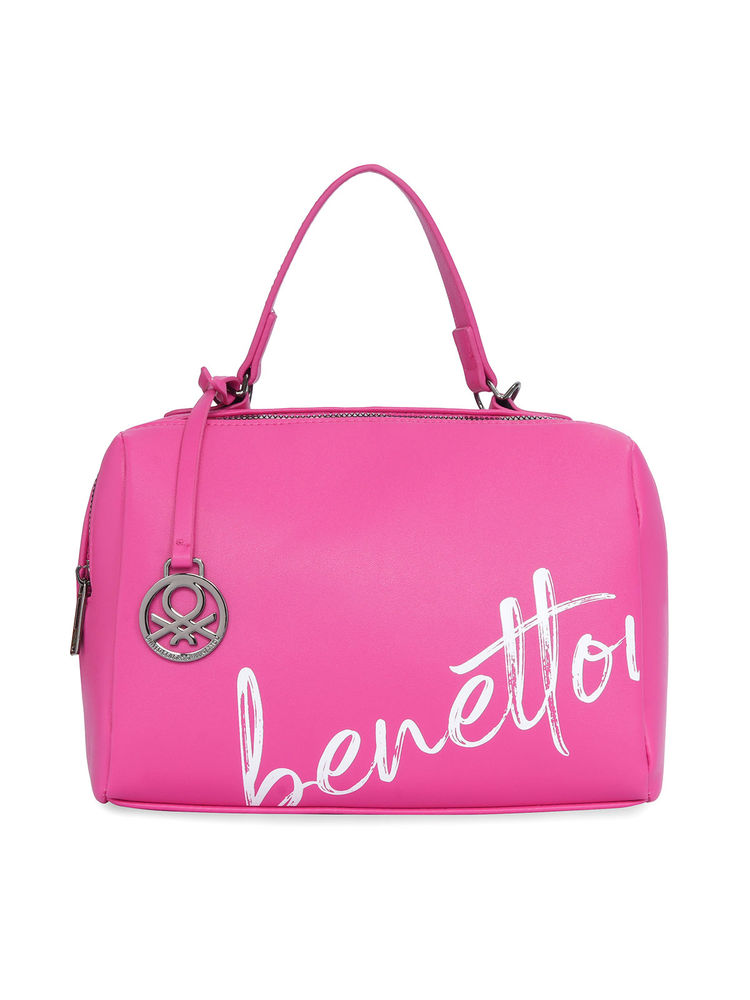 united colors of benetton fashion United Colors of Benetton Pink Women Lianne Satchel Handbag-picture-14