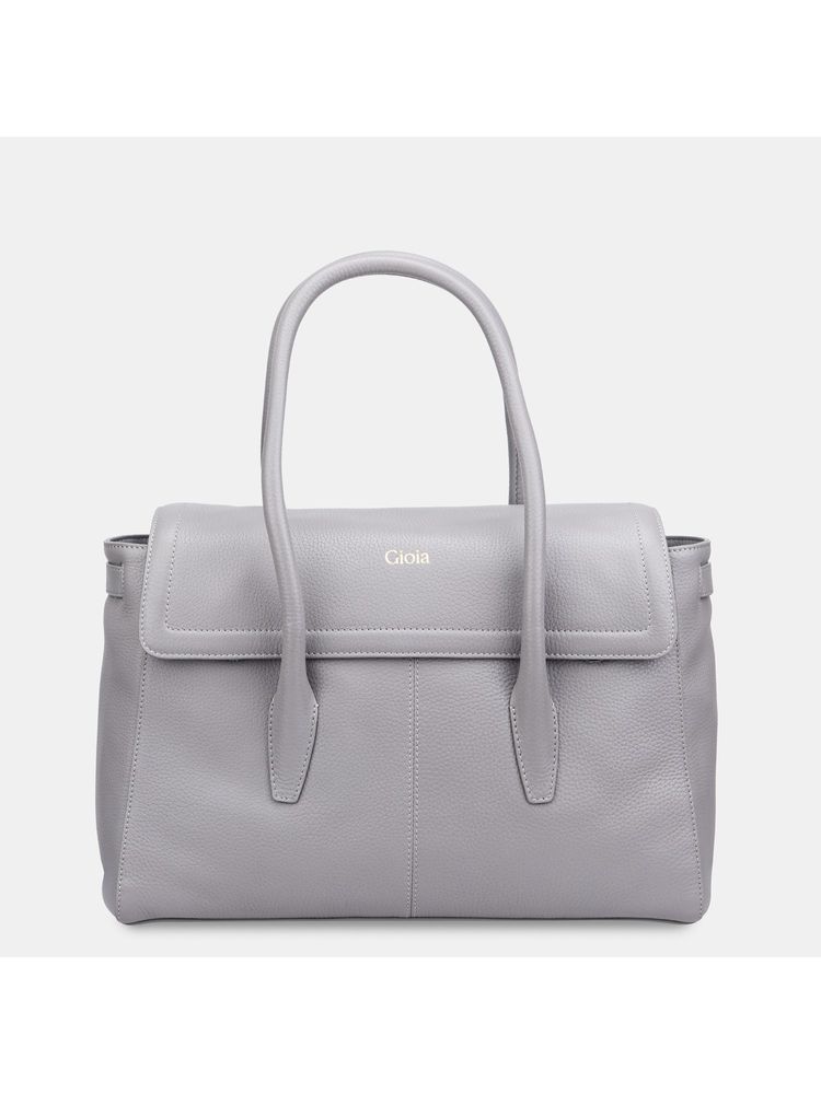 Gioia Anna Flapover Tote Bag Grey-image-35