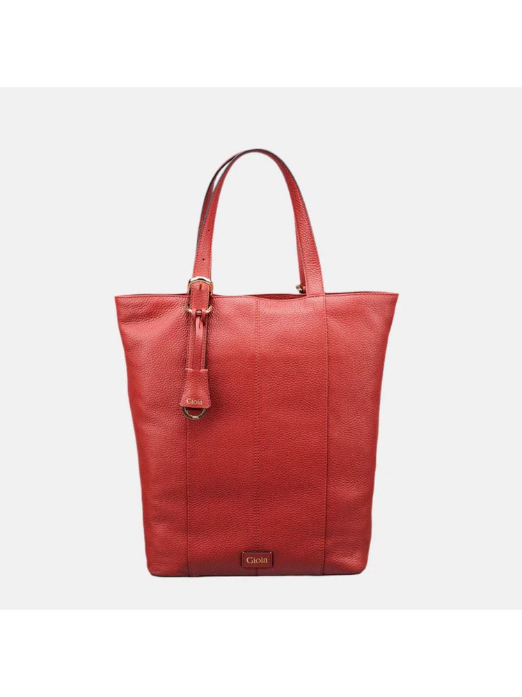 Gioia Anna Top Zip Tote Bag Red-picture-13
