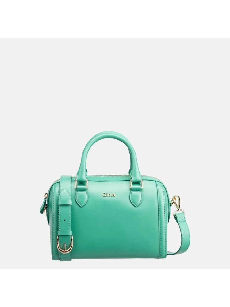 Gioia Audrey Grab Satchel Bag Green-image-24
