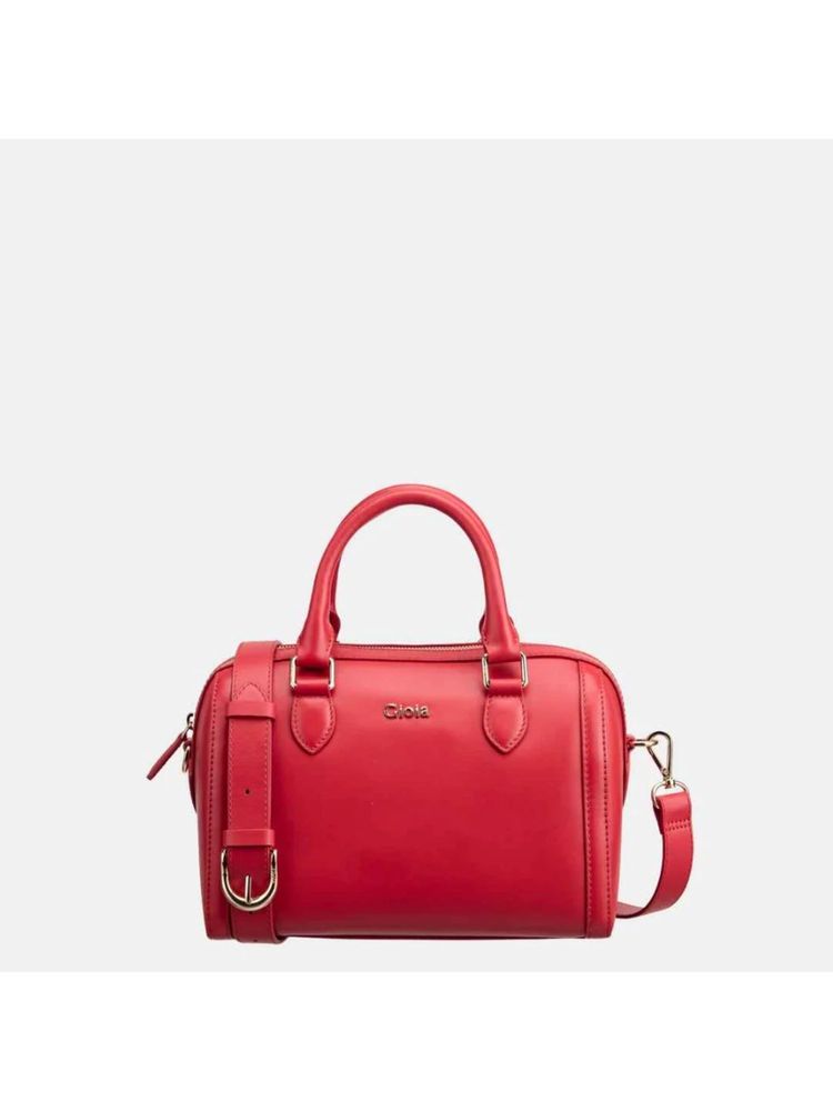 Gioia Audrey Grab Satchel Bag Red-picture-15