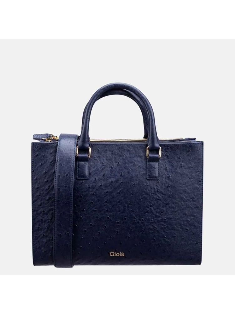 Gioia Celine Handbag with Detachable Strap Navy Blue-picture-28