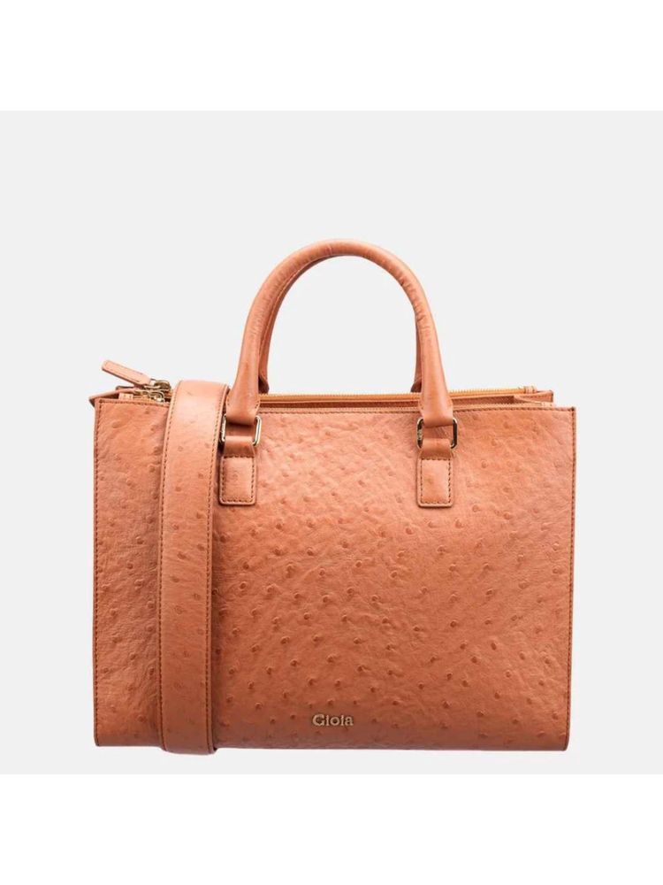 Gioia Celine Handbag with Detachable Strap Peach-picture-11