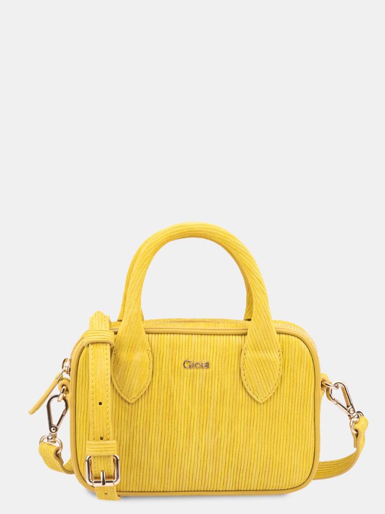 Gioia Estoril Mini Bag with Detachable Strap Yellow-image-28