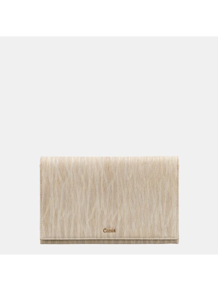 Gioia Estoril Flapover Clutch Beige-image-21