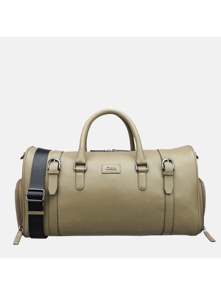 Gioia Louis A Holdall Duffle Bag with Detachable Strap Olive-picture-16