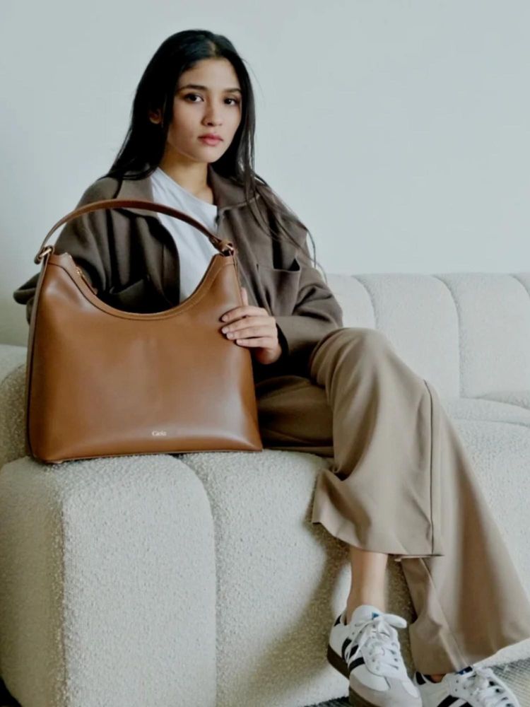 Gioia Pauline Hobo Bag Brown-picture-25