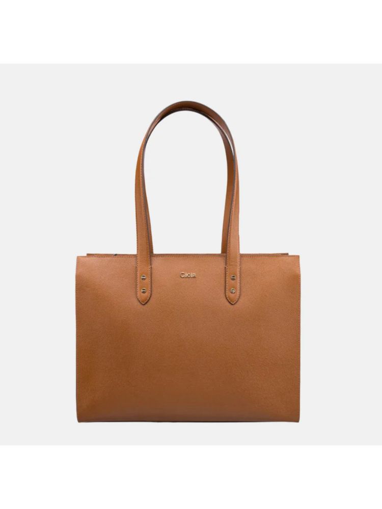 Gioia Valeria Tote Bag Tan-image-1