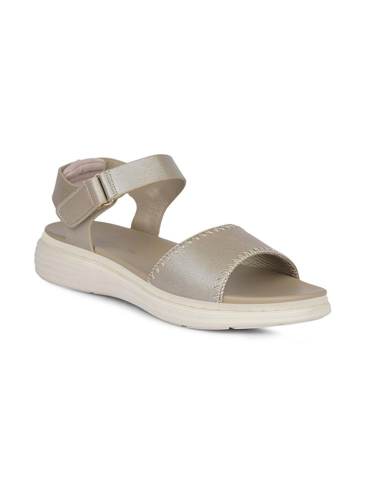 Bata Comfit Womens Beige Comfit Ankle Strap Platform Sandals-image-10