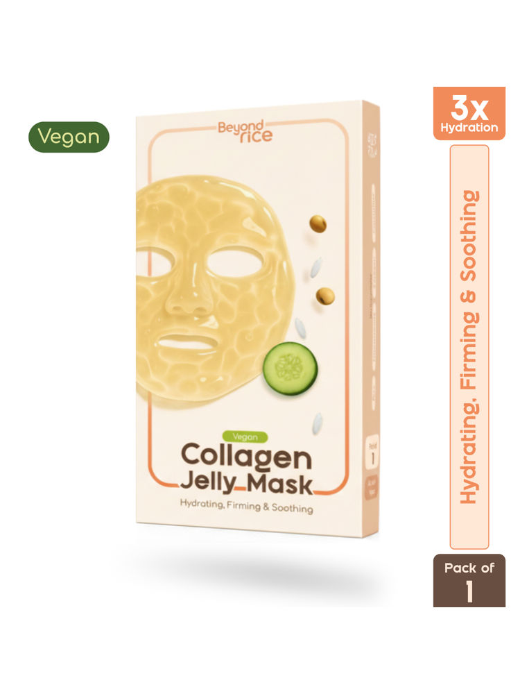 Beyond Rice Vegan Collagen Jelly Mask With Rice, Niacinamide & Cucumber-image-21