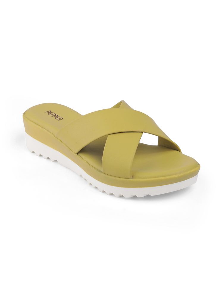 PEPPER Women Yellow Sandal Heels-image-6