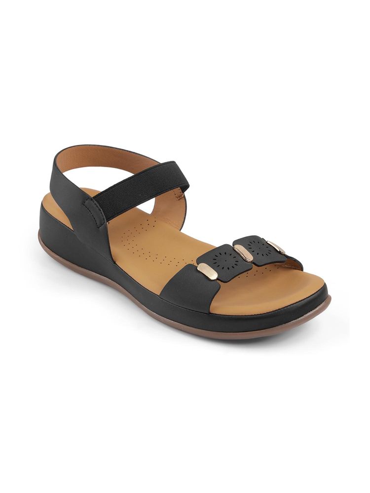 PEPPER Women Black Sandals-picture-24