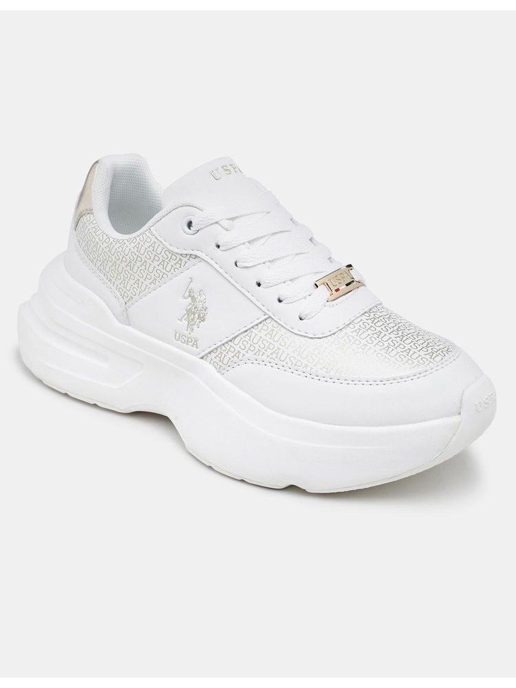 U.S. POLO ASSN. Women Thea Monogram Lace Up Sneakers with Comfort Insole-image-46