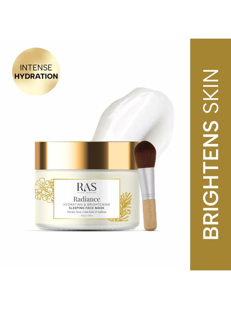 RAS Luxury Oils Radiance Hydrating & Brightening Sleeping Gel Face Mask with Aloe vera gel-image-17