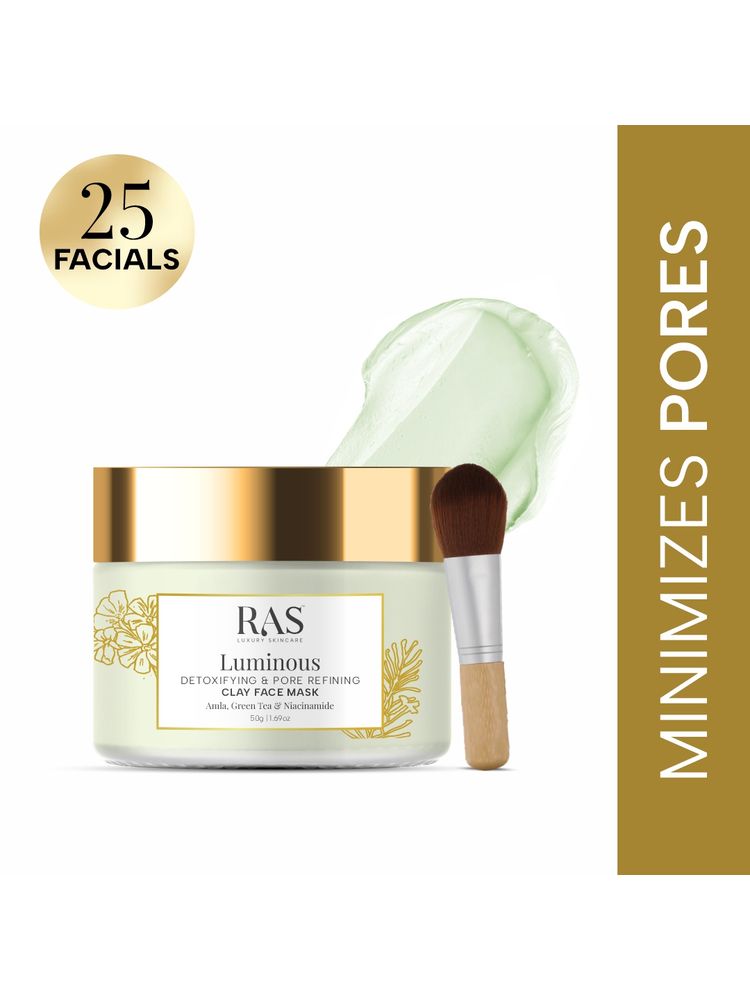 RAS Luxury Oils Luminous Detoxifying & Pore Refining Clay Face Mask-image-16
