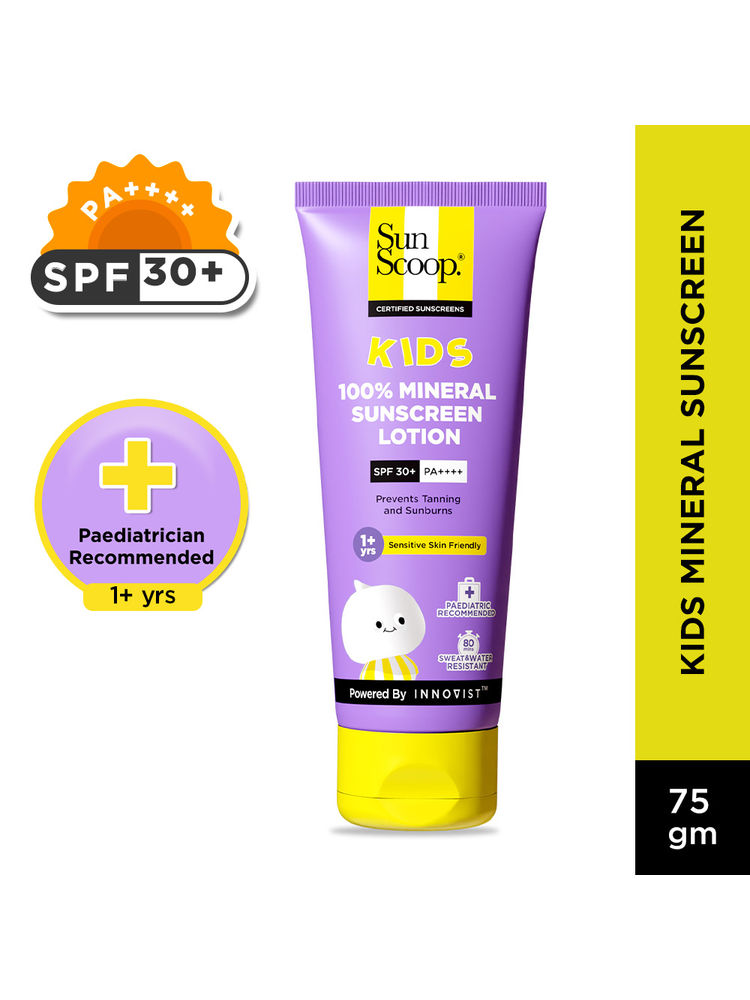 SunScoop Kids 100% Mineral Sunscreen Lotion With SPF 30+ PA++++-picture-13