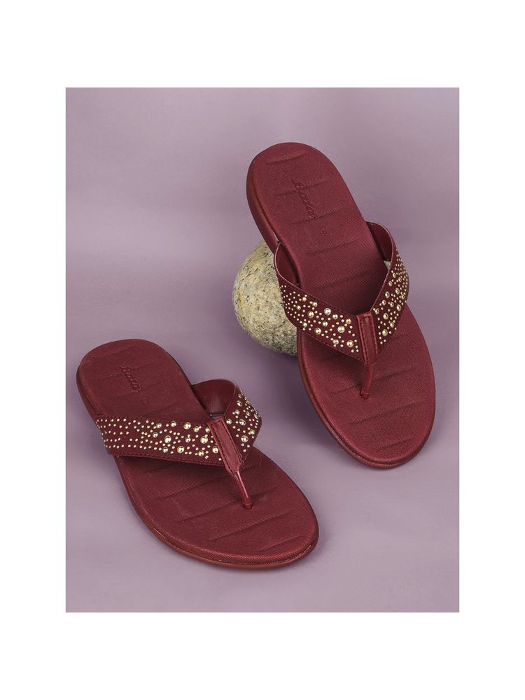 Bata Red Womens Sandals-image-46