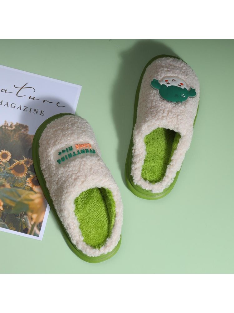Drunken Green Room Slippers for Women-image-46