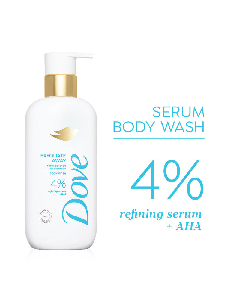 Dove Exfoliate Away Serum Body Wash with 4% Refining Serum + AHA-picture-45