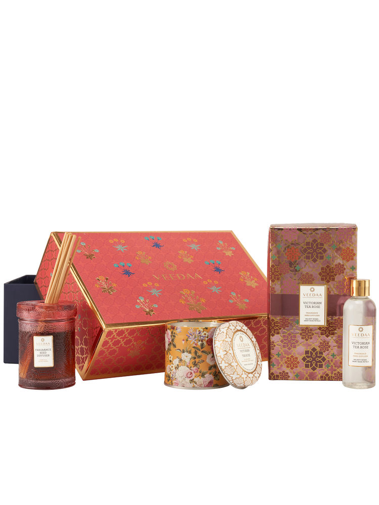 Veedaa Candles Victorian Tea Rose Duo Gift Set-image-23
