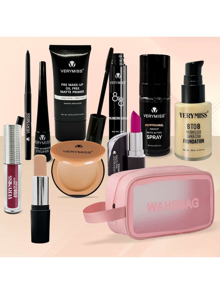 VERYMISS Ultimate Makeup Combo - 1 + Free Makeup Pouch-image-10