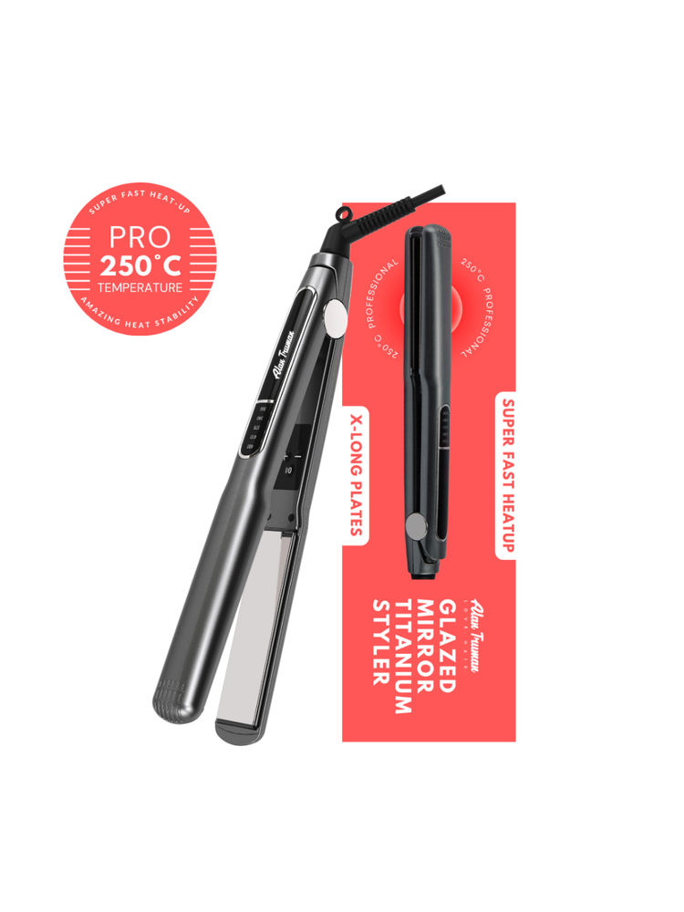 Alan Truman Glazed Mirror Titanium Hair Straightener-image-44